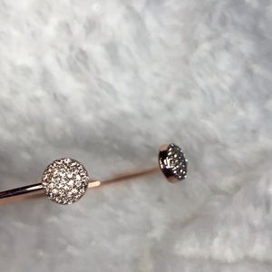 This is a rose gold bracelet with the matching watch